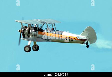 Boeing-Stearman PT-17 G-AROY Stockfoto