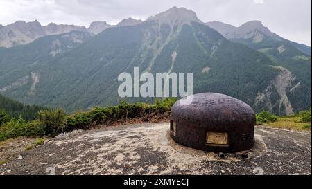 Fort Haut de Saint-Ours, Alpes de Haute-Provence, Frankreich Stockfoto