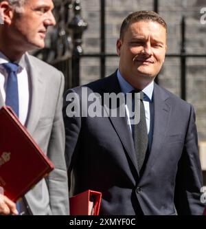 London, Großbritannien. 30. Juli 2024. Wes Streeting, Gesundheitsminister, bei einer Kabinettssitzung in der Downing Street 10 London. Quelle: Ian Davidson/Alamy Live News Stockfoto