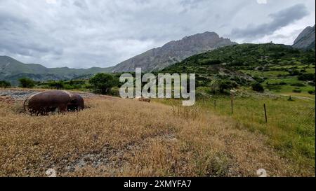 Saint-Ours Bas Fort, Saint-Ours Bas, Alpes de Haute-Provence, Frankreich Stockfoto