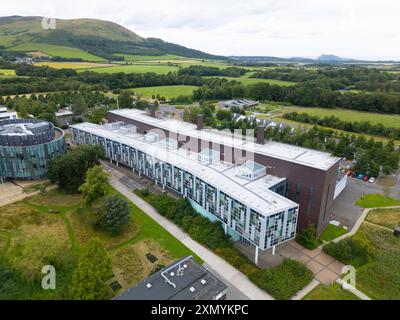 Luftaufnahme des Roslin Institute im Edinburgh Technopole Centre in Midlothian Science Zone, Penicuik, Schottland, Großbritannien Stockfoto