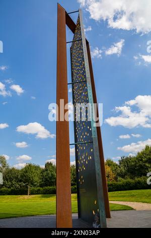 National Memorial Arboretum, Ort des National Remembrance in Alrewas, in der Nähe von Lichfield, Staffordshire, Großbritannien im Juli - UK Police Memorial Stockfoto