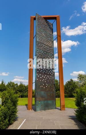 National Memorial Arboretum, Ort des National Remembrance in Alrewas, in der Nähe von Lichfield, Staffordshire, Großbritannien im Juli - UK Police Memorial Stockfoto