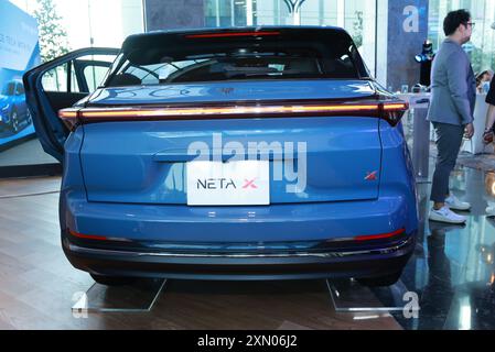 Kuala Lumpur, Malaysia. Juli 2024. (25.07.2024) weltweite und gleichzeitige Einführung von NETA X in Malaysia, Thailand und Indonesien (Foto: Alex SOH/Pacific Press/SIPA USA) Credit: SIPA USA/Alamy Live News Stockfoto