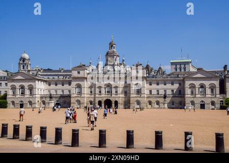 London, Großbritannien. 30. Juli 2024. Blick auf die Horse Guards Parade bei Tag. Quelle: Vuk Valcic / Alamy Stockfoto