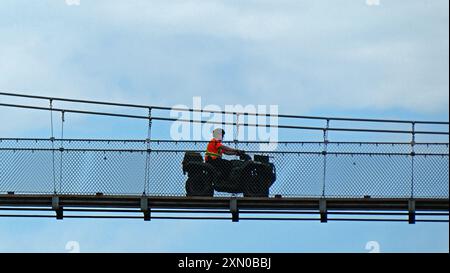 Parc des chutes-de-la-Chaudiere, Levis, Provinz Quebec, Kanada, Nordamerika Stockfoto