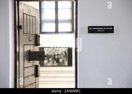 Das Sighet Memorial, und die Geschichte des Kommunismus Rumäniens, befand sich in einem ehemaligen Gefängnis, in dem Rumäniens Eliten im 1. Jahr gefoltert und vernichtet wurden Stockfoto