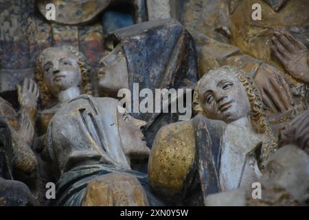 La cathédrale Notre-Dame d'Amiens EST un édifice catholique situé à Amiens, dans le Département de la Somme, en région Hauts-de-France. Dédiée à la VI Stockfoto