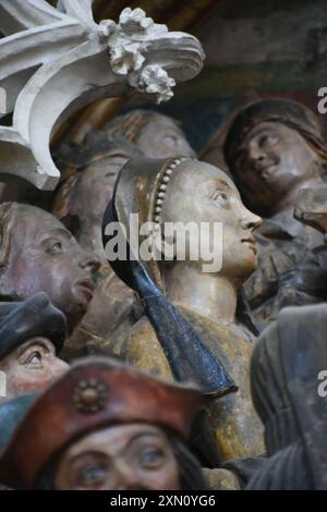 La cathédrale Notre-Dame d'Amiens EST un édifice catholique situé à Amiens, dans le Département de la Somme, en région Hauts-de-France. Dédiée à la VI Stockfoto
