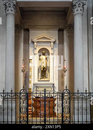 Taufbecken der neuen Kathedrale von Brescia Stockfoto