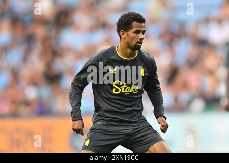 Lliman Ndiaye (10 Everton) während des Freundschaftsspiels vor der Saison zwischen Coventry City und Everton in der Coventry Building Society Arena, Coventry am Dienstag, den 30. Juli 2024. (Foto: Kevin Hodgson | MI News) Credit: MI News & Sport /Alamy Live News Stockfoto