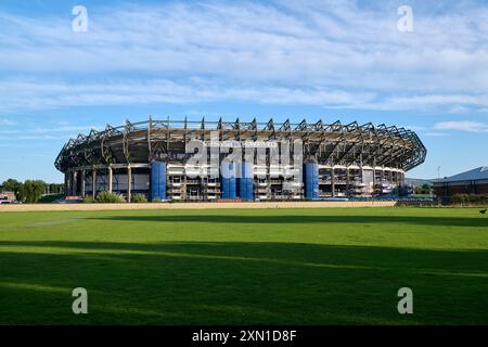 Edinburgh Schottland, Vereinigtes Königreich 30. Juli 2024. Murrayfield Stadium Heimstadion der schottischen Rugby-Credit sst/Alamy Live News Stockfoto