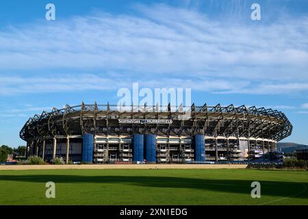 Edinburgh Schottland, Vereinigtes Königreich 30. Juli 2024. Murrayfield Stadium Heimstadion der schottischen Rugby-Credit sst/Alamy Live News Stockfoto