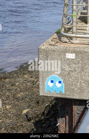 Öffentliche Kunst in der Nähe der Ostsee in Gateshead Stockfoto