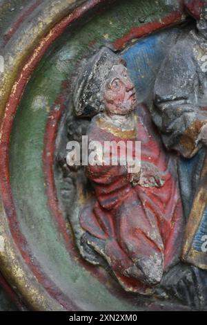 La cathédrale Notre-Dame d'Amiens EST un édifice catholique situé à Amiens, dans le Département de la Somme, en région Hauts-de-France. Dédiée à la VI Stockfoto
