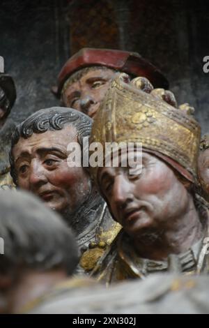 La cathédrale Notre-Dame d'Amiens EST un édifice catholique situé à Amiens, dans le Département de la Somme, en région Hauts-de-France. Dédiée à la VI Stockfoto