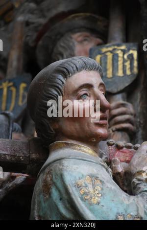 La cathédrale Notre-Dame d'Amiens EST un édifice catholique situé à Amiens, dans le Département de la Somme, en région Hauts-de-France. Dédiée à la VI Stockfoto