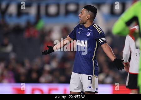 Radamel Falcao García partice hoy 9 de julio en un partido amistoso frente a River Plate en Buenos Aires, Radamel tuvo un exitoso paso por el Club A Stockfoto