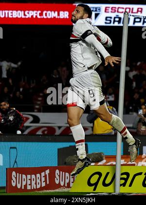 Sao Paulo, Brasilien. 30. Juli 2024. Spiel zwischen Sao Paulo und Goias im Achtelfinale der Copa do Brasil 2024 im Morumbi-Stadion am Dienstag, den 30. Adriana Spaca/SPP (Adriana Spaca/SPP) Credit: SPP Sport Pressefoto. /Alamy Live News Stockfoto