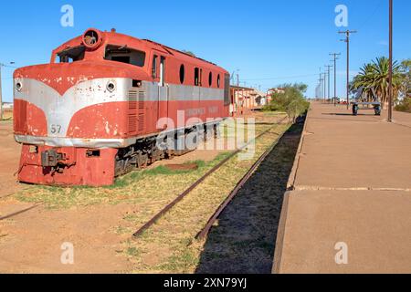 Der alte Bahnhof in Marree Stockfoto