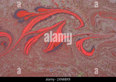 Intensive bunte Mischung aus lebendigen Farben. Abstrakte moderne Hintergrund Vorlagen Design Stockfoto