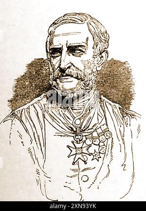 Ein frühes Porträt von Sir Henry Havelock (1795–1857), einem britischen General, der mit Indien und der Rückeroberung Cawnpores während der Indischen Rebellion von 1857 in Verbindung stand Stockfoto