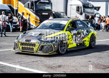 ACI Racing Weekend auf der Strecke von Vallelunga Stockfoto