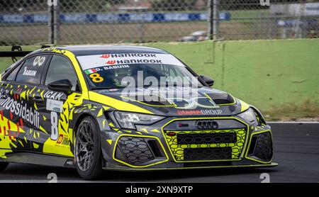 ACI Racing Weekend auf der Strecke von Vallelunga Stockfoto