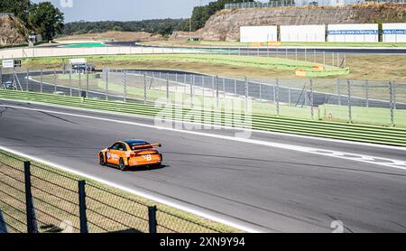 ACI Racing Weekend auf der Strecke von Vallelunga Stockfoto