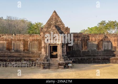 MwSt Phou ist eine Ruine der Khmer-Hindutempel in Südlaos und einer der ältesten Gotteshäuser in Südostasien. Stockfoto