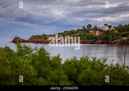 Französische Riviera im Sommer Stockfoto