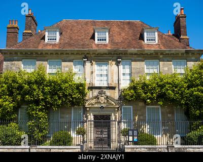 Mompesson House, Haus aus dem 18. Jahrhundert, Salisbury, Wiltshire, England, GROSSBRITANNIEN, GB. Stockfoto