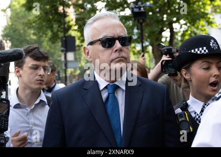 London, Großbritannien. 31. Juli 2024. Der ehemalige BBC News Presenter Huw Edwards kommt am City of Westminster Magistrates' Court an. (Foto: Phil Lewis/SOPA Images/SIPA USA) Credit: SIPA USA/Alamy Live News Stockfoto