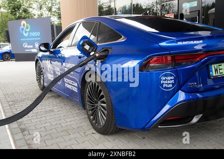 Toyota Mirai Wasserstofffahrzeug in einer Wasserstoffstation in Danzig, Polen © Wojciech Strozyk / Alamy Stock Photo Stockfoto