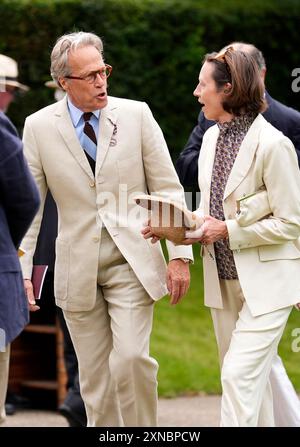 Der Duke of Richmond kommt am zweiten Tag des Qatar Goodwood Festivals auf der Goodwood Racecourse in Chichester an. Bilddatum: Mittwoch, 31. Juli 2024. Stockfoto