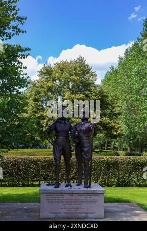 National Memorial Arboretum, Ort der National Remembrance in Alrewas, nahe Lichfield, Staffordshire, UK - Women’s Land Army und Women’s Timber Corps Stockfoto