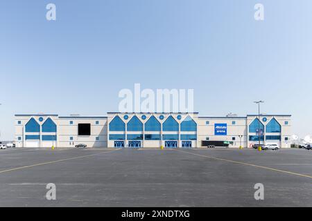 Die Allstate Arena ist eine Mehrzweckhalle in den Vororten von Chicago mit einer Kapazität von 18.500 Personen und Heimstadion des Hockeyteams Chicago Wolves. Stockfoto