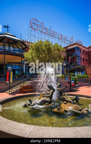 Brunnen am Ghirardelli Square, San Francisco, Kalifornien, USA Stockfoto