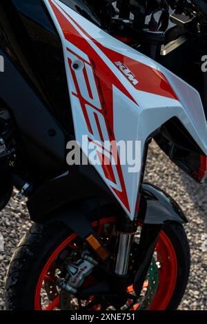 Der Silver Fox Cafe Bike Night Stockfoto