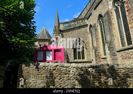 Llandaff Cathedral, Llandaff, Cardiff, Wales, UK. Stockfoto