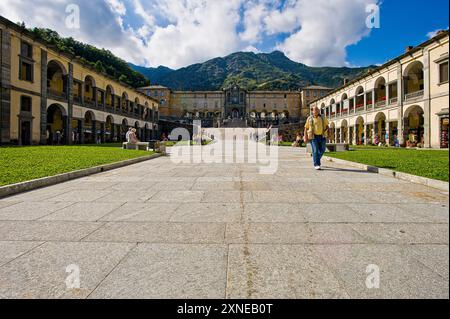 Italien Piemont Provincia di Biella Oropa Sacro Monte Stockfoto