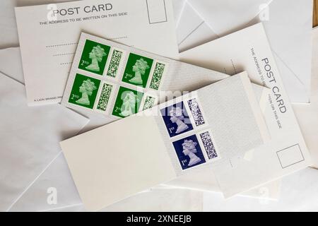 Briefmarken von Royal Post Stockfoto