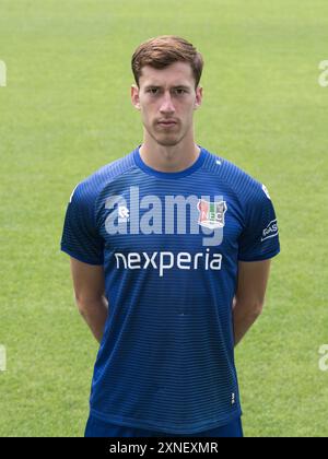 NIJMEGEN - NEC Nijmegen Torhüter Robin Roefs während der Pressepräsentation von NEC Nijmegen in de Goffert am 31. Juli 2024 in Nijmegen, Niederlande. ANP | Hollandse Hoogte | GERRIT VAN COLOGNE Stockfoto