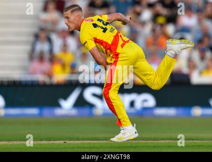 Nottingham, Vereinigtes Königreich, 31. Juli 2024. Trent Rockets gegen Birmingham Phoenix. Abbildung: *********** Während der Hundert-Doppelleiste am Trent Bridge Cricket Ground. Quelle: Mark Dunn/Alamy Live News. Stockfoto