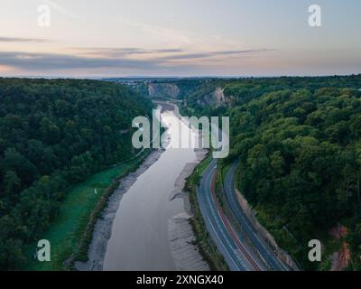 Am frühen Morgen des Flusses Avon Stockfoto