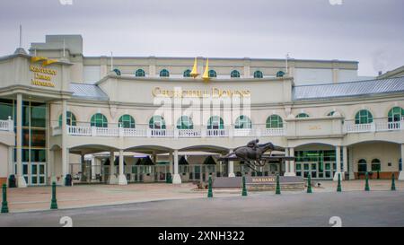 Churchill Downs - Heimstadion des Kentucky Derby Stockfoto