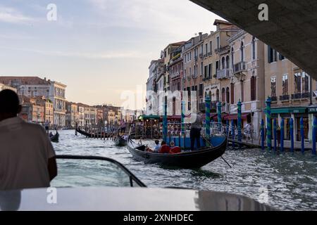 Canal Grande-Venedig-Italien Stockfoto