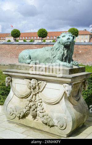 Schloss Rosenborg und Gärten Kopenhagen, Dänemark, Skandinavien. Stockfoto