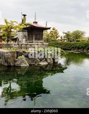 Frühling im Jonofuchi Park in Matsuyama - Präfektur Ehime, Japan Stockfoto