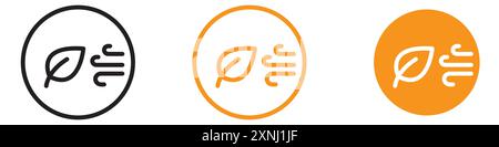 Set-Kollektion mit Logo im Web-Design des legendären Frühlingssaisons in flachem Vektor Stock Vektor